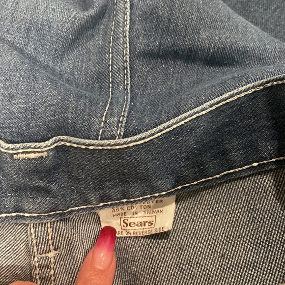 Vintage Sears Jeans— VTG size 14 about a modern size 8 - Picture 4 of 4